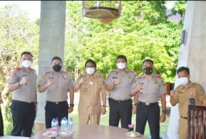 Bupati Giri Prasta Terima Peserta Didik Sespimmen Polri ke-61