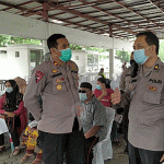 Pelaksanaan Vaksinasi Polri di PRSU Medan Helvetia