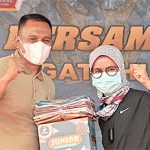 Bupati Lebak Ikuti Jalan Sehat di Batalyon Mandala Yudha