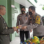 Dandim 0201/Medan Dapat Ucapan HUT TNI ke-76 dari Kapolrestabes Medan