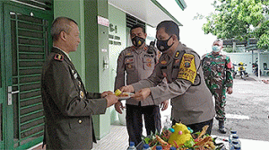 Dandim 0201/Medan Dapat Ucapan HUT TNI ke-76 dari Kapolrestabes Medan