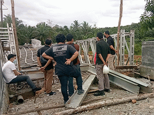 Jembatan Paku Haji Ambruk, Polisi Lakukan Penyelidikan