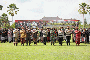 Pemkab Badung dan Polda Bali Wujudkan Sipandu Beradat dan Bankamda