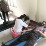 Sinergitas TNI-Polri, Personel Polres Lebak Donor Darah di Batalyon Mandala Yudha