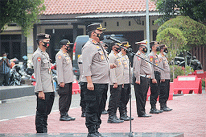 Apel Serpas BKO PAM Pilkades Polres Lebak ke Darkum Polresta Tangerang