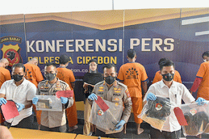 Enam Pelaku dari Tiga Kasus 3C Diamankan Polresta Cirebon