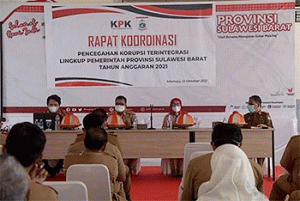 KPK Gelar Rakor Pencegahan Korupsi di Pemprov Sulbar