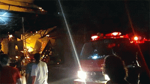 Kebakaran di Tanah Hitam, Satu Bangunan dan Sembilan Motor Hangus