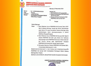 KONI Muba Keberatan Pembagian Medali Cabor Bulutangkis