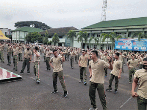 Kasrem 043/Gatam Harapkan Personel Junjung Jiwa Sosial terhadap Rakyat