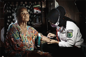 PMI Muba Keliling Kampung Beri Layanan Kesehatan Gratis