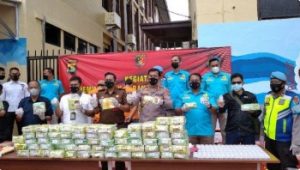 Polda Lampung Musnahkan Sabu Senilai Rp 148 Miliar