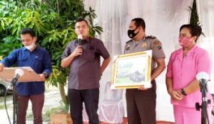 Dapat Kenangan dari BMMC, Perpisahan Kapolsek Medan Helvetia Kompol Pardamean