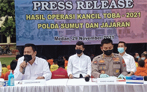 Gelar Operasi Kancil Toba 2021, Polisi Amankan 147 Tersangka
