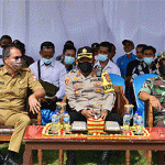 Polres Tubaba Gelar Simulasi Pengamanan Pilkati Serentak