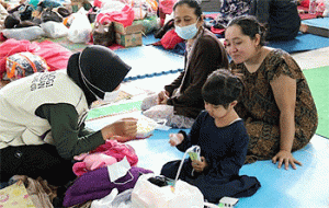 Korban Banjir Bandang Dapat Pendampingan Trauma Healing dari Polresta Malang