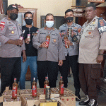 Polsek KPL Jayapura Gagalkan Pengiriman Miras Ilegal ke Mamberamo Raya