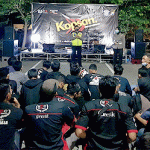 Polrestabes Surabaya Beri Imbauan Jelang Nataru ke Bold Riders, Surabaya