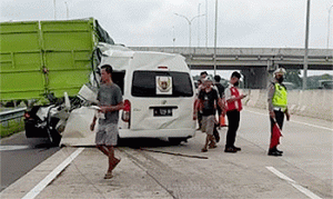 Renggut Empat Nyawa, Kecelakaan Maut di Tol Lampung