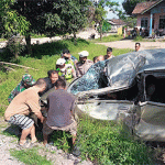 Polisi Lakukan Olah TKP Laka Lantas Hingga Korban Meninggal di Tulang Bawang