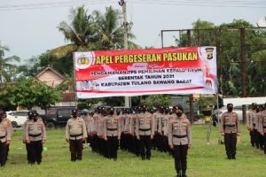 Polres Tubaba bersama Kodim 0412-LU Siap Amankan Pilkatiyuh Serentak 2021