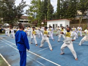 Tingkatkan Kemampuan Anggota, Polres Batu Gelar Latihan Beladiri