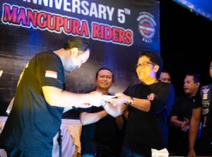 HUT Mangupura Riders ke-5, Bupati Giri Prasta Ajak Membangun Pulau Dewata