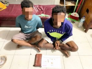 Satreskrim Polresta Jayapura Kota Ciduk Dua Pencuri di Ampera