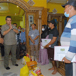 Pastikan Kondisi Korban Kebakaran, Plt Bupati Muba Tinjau dan Serahkan Bantuan