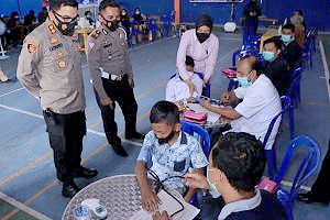 Polres Madiun Gelar Vaksinasi Massal Anak Usia 6 – 11 Tahun
