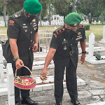 Rangkaian Peringatan, Personel TNI AD Gelar Tabur Bunga di TMP Bandar Lampung