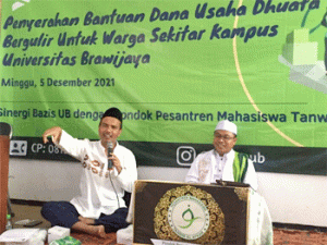 Bazis Universitas Brawijaya Salurkan Bantuan Dana Usaha Kaum Dhuafa