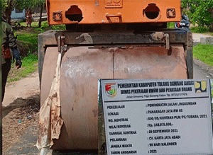 Akses Jalan Tertutup Alat Berat, Warga Panaragan Jaya, Tubaba Mengeluh