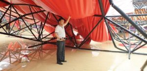 Hujan Deras Disertai Angin, Atap GOR Waringin, Distrik Abepura Ambruk