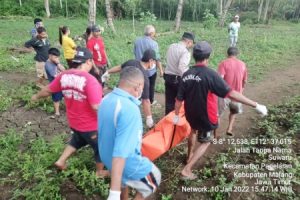 Mayat Mr. X Ditemukan Mengapung di Embung Suwaru, Pagelaran, Malang