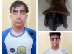 Pencurian Gardan Mobil Dibongkar Satreskrim Polres Tulang Bawang Barat
