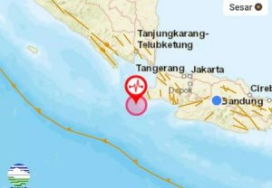 Gempa Magnitudo 6.7 Terjadi di Barat Daya Banten, Guncangan Terasa hingga Kabupaten Sukabumi