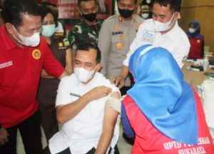 BIN Daerah Sumsel Launching Vaksinasi Booster di Kabupaten OKU