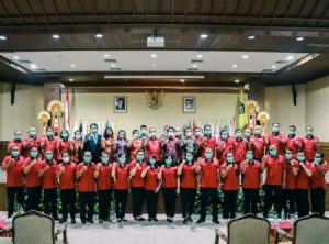 Sekda Adi Arnawa Kukuhkan Pengurus KONI Badung Masa Bakti 2021-2025