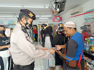 Antisipasi Penyebaran Varian Baru Covid-19, Polres Batu Lakukan Operasi Yustisi