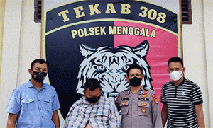 Pelaku Curanmor asal Terbanggi Besar, Lampung Tengah Diborgol Polisi