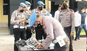 Gaktibplin, Kapolres Kuansing berikan 5 Teguran Lisan kepada 5 Personel