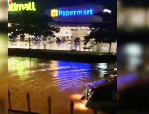 Diguyur Hujan Deras, Kota Baturaja OKU Dilanda Banjir