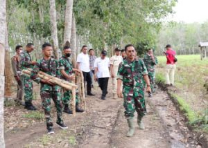 Persiapan Lahan Makodim dan Tiga Makoramil di Kabupaten Tubaba
