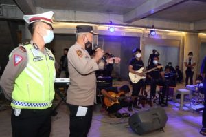 Cegah Penyebaran Covid-19, Polres Tubaba Patroli Skala Besar