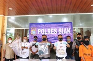 Pelaku Pembunuhan Sadis Dibekuk Polres Siak