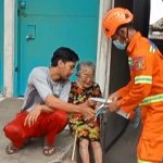 BPBD Kota Sukabumi Terjunkan Personel Guna Optimalisasi Prokes saat Penertiban PKL Sekitar Pasar Pelita