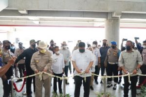 Menko Perekonomian Airlangga Hartarto Resmikan Pasar Pulung, Tubaba, Lampung