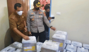 Plh. Bupati OKU Bersama Kapolres Sidak Minyak Goreng