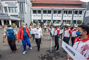 Buka Puslatcab KONI Kota Surabaya, Wali Kota Yakin Atlet Siap Hadapi Porprov 2022